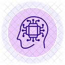 Cybernetics Color Circle Icon Icon