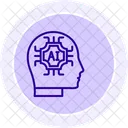 Cybernetique Couleur Cercle Icone Icon