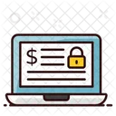 Cybersecurity Safe Banking Online Security Icon