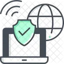 Cybersecurity Cyber Protection Internet Security Icon