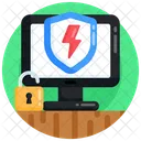 Online Security Cybersecurity Online Protection Icon