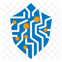 Cybersecurity Ai Technology Icon