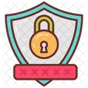 Cybersecurity Firewall Antivirus Icon