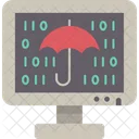 Cybersecurity Insurance Liability Icon