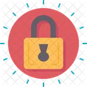 Cybersecurity Protection Unlock Icon