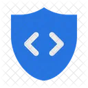 Cybersecurity Shield Computer Icon