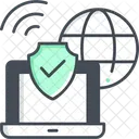 Cybersecurity Cyber Protection Internet Security Icône