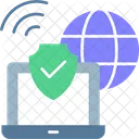 Cybersecurity Cyber Protection Internet Security Icône