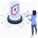 Cybersecurity  Icône