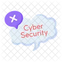 Cybersecurity Cyber Protection Cybersecurity Error Icône