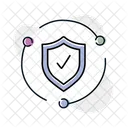 Cybersecurity Digital Security Protective Measures Icon