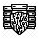 Cybersecurity Shield  Icon