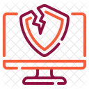 Cybersecurity Shield Icon Icon
