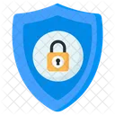 Cybersecuriy Protection Locked Shield Icon