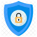 Cybersicherheit Schutz Locked Shield Icon