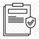 Prufung Der Cybersicherheits Compliance Symbol