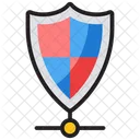 Cyberspace Cybersecurity Network Shield Icon