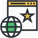 Cyberspace Star Sign Icon