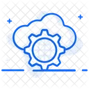 Cyberspace Cloud Computing Cloud Technology Icon