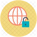 Cyberspace Globe Security Icon