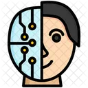 Cyborg Head  Icon