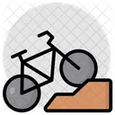 自転車、自転車、ペダル駆動 アイコン