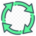 Cycle Consistency Recycling Icon