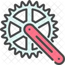 Cycle crank  Icon