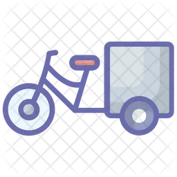 Cycle Rickshaw  Icon