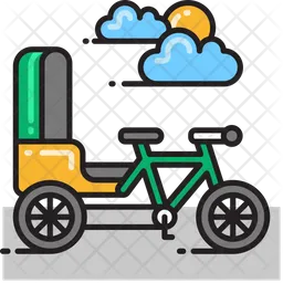 Cycle rickshaw  Icon