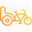Cycle Rickshaw Icon