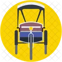 Cycle Rickshaw Asian Icon