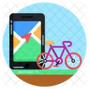 Cycle Route  Icon
