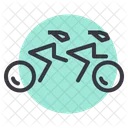 Cycling Track Disabled Icon