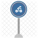 Attention Cycling Speed Icon