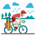 Cycling Bike Travel Icon
