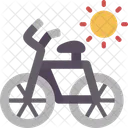 사이클링 자전거 자전거 아이콘
