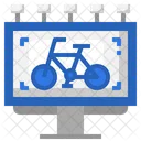 Cycling Advertising  Icon
