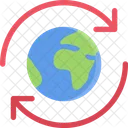 Cycling Earth Ecology Icon