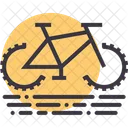 Cycling Bicycle Camping Icon