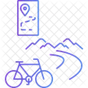 Cycling route  Icon