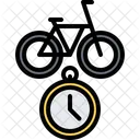 Cycling Speed Racing Time Stopwatch Icon