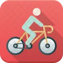 Cyclist Cycling Competition Icon
