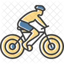 Cyclist Cycle Bike Icon