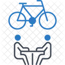 Cyclist family  Icon