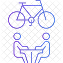 Cyclist family  Icon