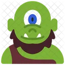 Cyclops Monster Spooky Icon