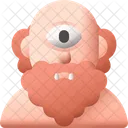 Cyclops Monster Spooky Icon