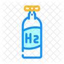 Cylinder Hydrogen Gas Icon