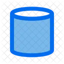 Cylinder Shape Geometry Icon